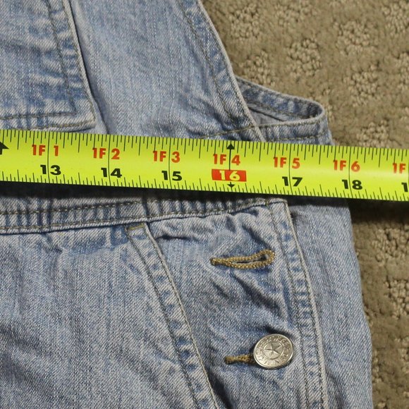 Cherokee Light Blue Denim Overalls - Picture 3 of 6